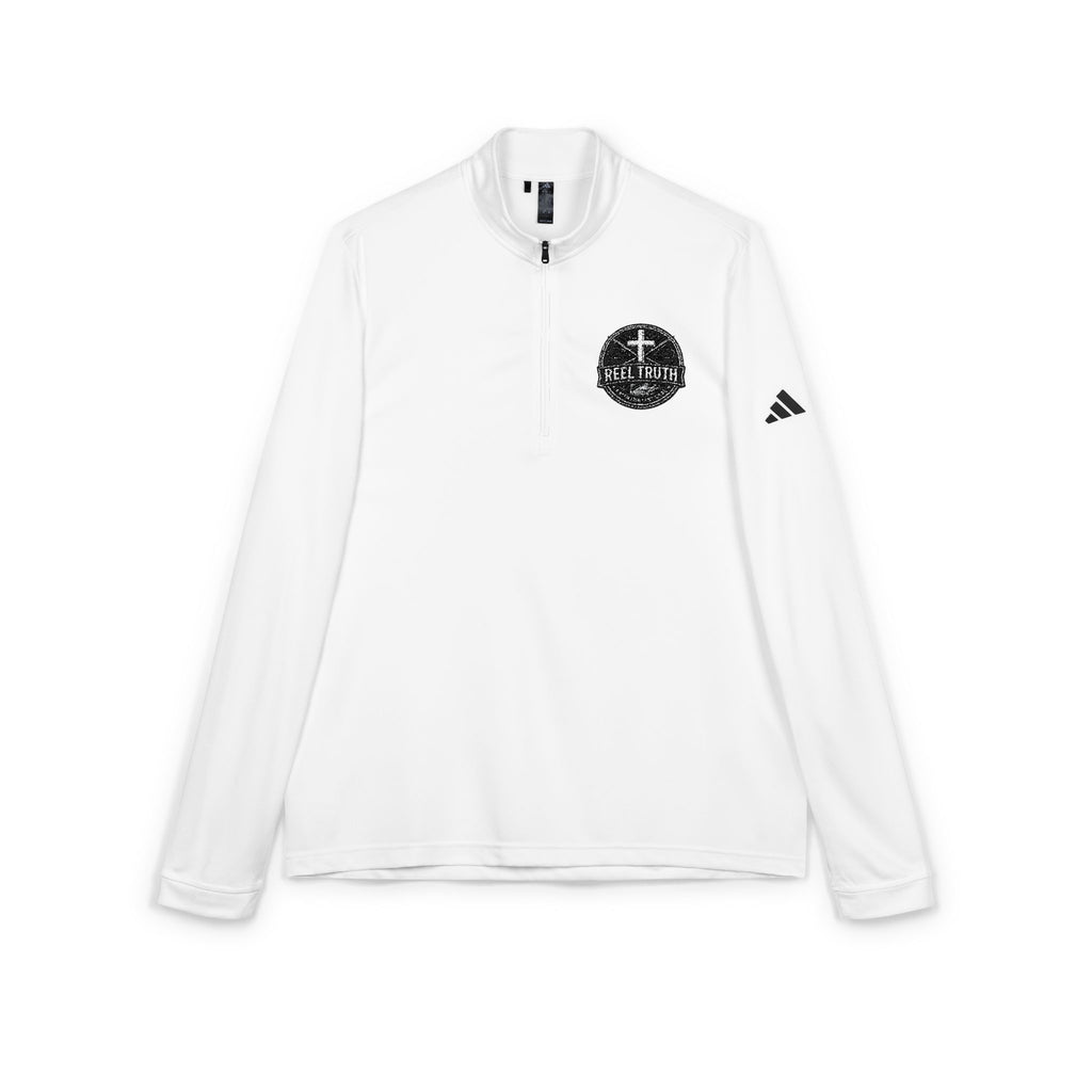 Reel Truth Embroidered Quarter-Zip Pullover — Sun-Ready Fishing Layer
