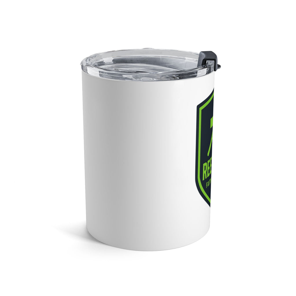 Reel Truth 10oz Tumbler — Faith In Every Cast Fishing Travel Mug