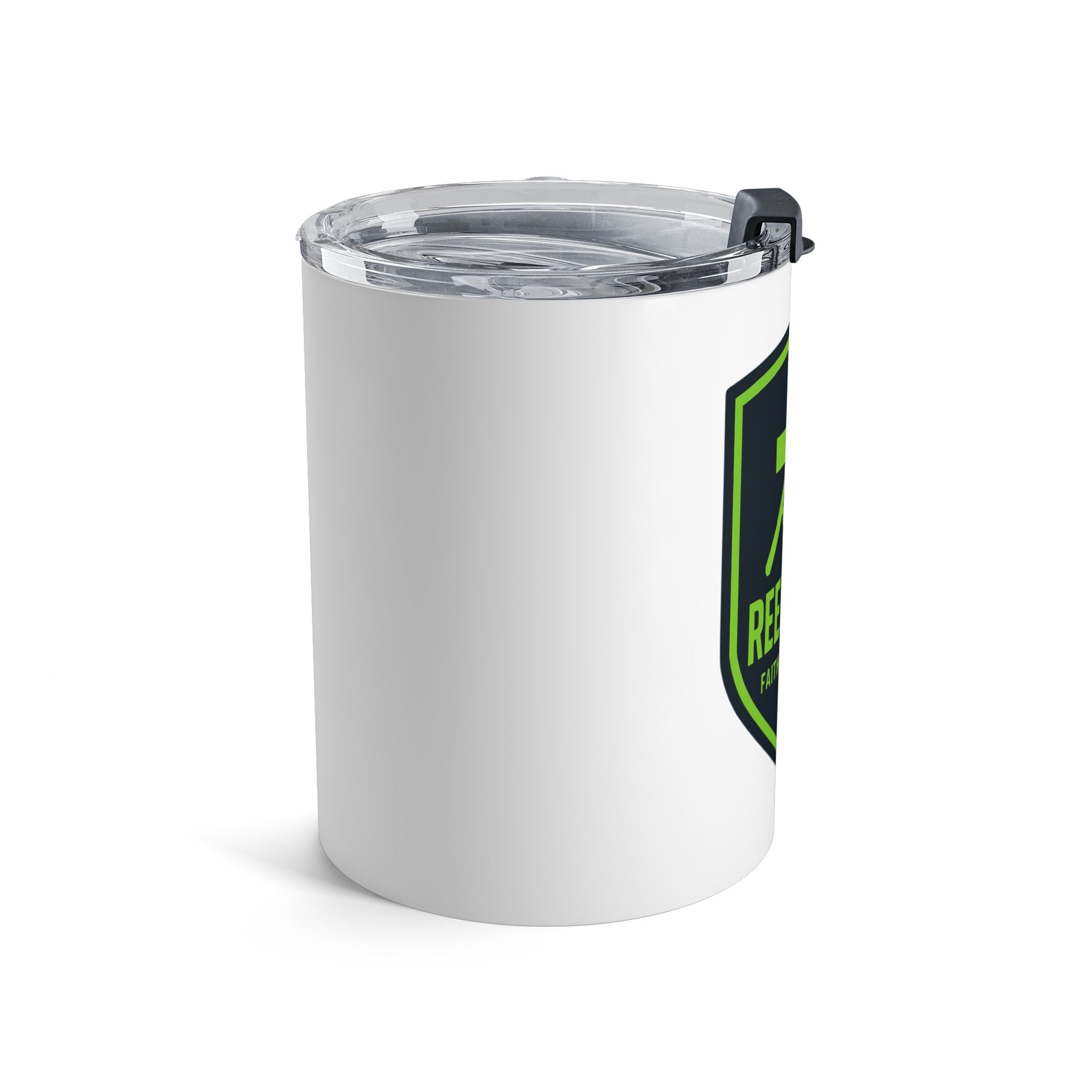 Reel Truth 10oz Tumbler — Faith In Every Cast Fishing Travel Mug