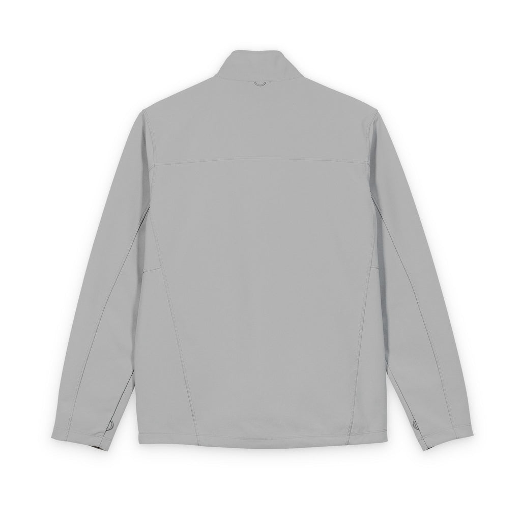 Soft Shell Jacket with Yellow Star Patch — Men's Lightweight Windbreaker