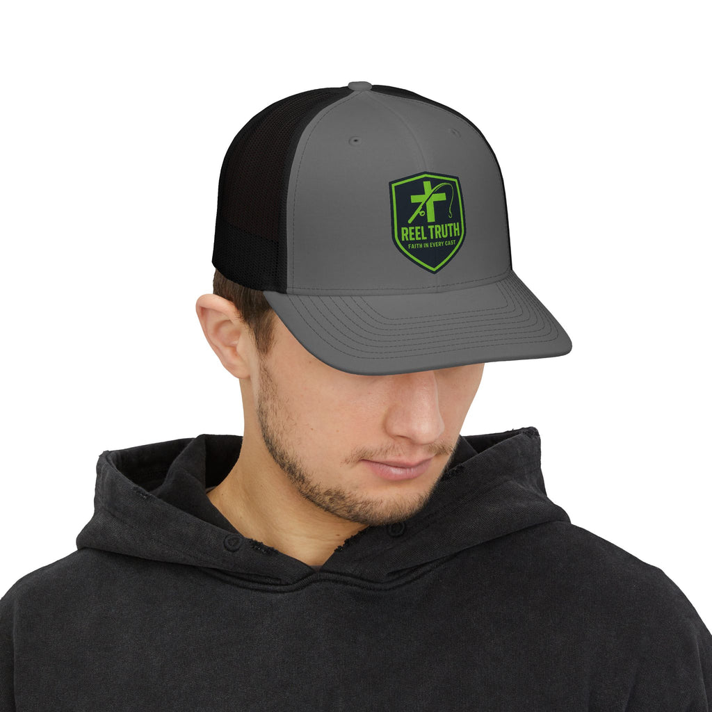 Reel Truth Embroidered Trucker Cap