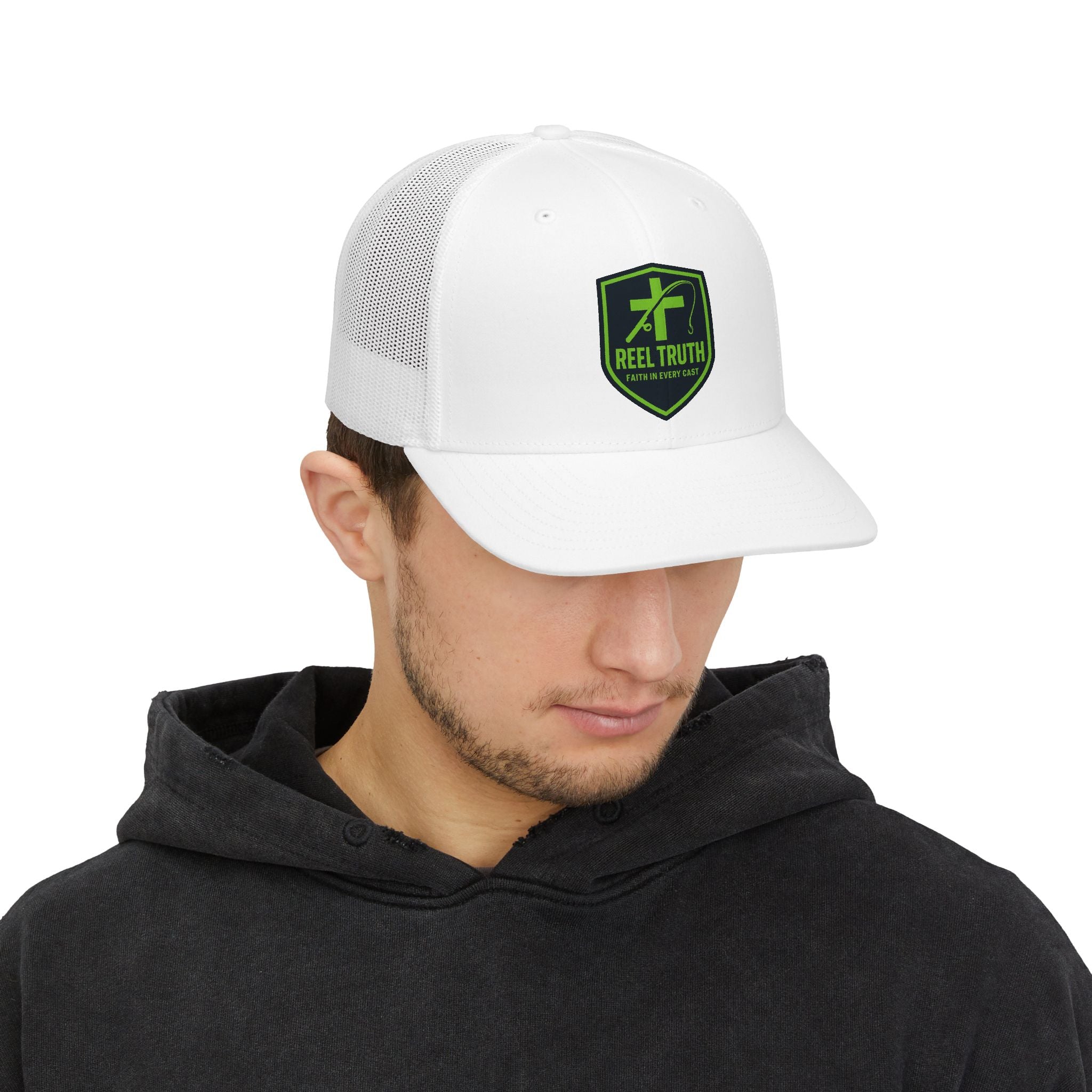 Reel Truth Embroidered Trucker Cap